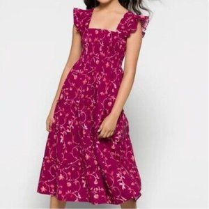 Hill House Ellie Nap Dress in Burgandy - XS
